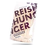 REISHUNGER Reisnudeln aus Vietnam, 8er Pack (8 x 200 g) – Glutenfrei & Vegan – Breite Asia Nudeln, ideal für Pad Thai und vietnamesische Pho