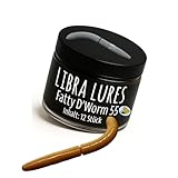 Libra Lures Fatty D`Worm Tournament 55mm Forellenköder Supersoft | 12 Stück | Aroma: Käse | Farbe: 036/ Coffee Milk | Gummiköder | Forellenköder Neuheiten | Erfolgreicher Forellen Angeln mit dem Fatty