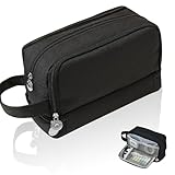 SLTAXAR Federmäppchen Jungen Mäppchen 4 Fächer Federmappe Schwarz Federtasche Große Kapazität Pencil Case Black Federtaschen Erwachsene Mit Reißverschluss Mäppchen Organizer für Schule & Büro