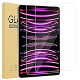 Andwing 2 Stück Schutzfolie für iPad Pro 12,9 Zoll Modell 2022/2021/2020/2018 (6./5./4./3.Gen), Kante zu Kante Liquid Retina Display, Unterstützt Pencil & Face ID, Gehärtetem Displayschutzfolie