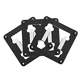 UKCOCO 3 Stück Teiliges CPU Retentionshalterungs aus Robustem Abs für Lochabstand Stabile Montageplatte für CPU Kühler und Lüfter Professionelle und Praktische Kühlkörperbefestigung