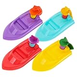 WHAMVOX 1 Satz 4 STK Wissenschaft Bildung Spielzeug Kinder Spielen Wasserspielzeug Schwimmendes Bootsspielzeug Für Kleinkinder Ballonwerfer Für Kinder Spielzeug Für Schwimmbecken Abs