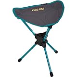 Uquip Campinghocker Three Sixty Mini 360° Leichtgewichts Dreibein Hocker 130 kg