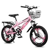 Mountainbike Integriertes Rad 22 Zoll 6 Gang Doppelscheibenbremse Doppelstoßdämpfung Fahrrad Herren und Damen Outdoor Sport Offroad C,20 inches