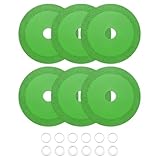 HARFINGTON 6 Stück Glas-Trennscheibe 12,7 cm für Winkelschleifer Diamanttrennscheibe Ultradünnes Sägeblatt Rad mit 7/8 Zoll Dorn zum Schneiden Schleifen Jade Kristall Fliesen Keramik