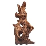 emours Poröses natürliches Treibholz für Aquarium, Aquascaping-Treibholz mit Löchern, handverlesene Tunnel und Verstecke, Aquascaping-Hardscape, Terrarium-Reptilien-Dekor, keine Farbe oder Harz (30-40