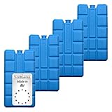 VonBueren 2-24 Kühlakkus für Kühltasche 12h Lange Kühlung | ca. 200 g je Kühlakku | ca. 8,1 x 15,2 x 2,2 cm | auch für Kühlbox (4)