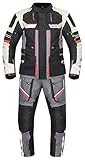XLS Textilkombi hochwertige Motorradkombi X-Drive Textil atmungsaktiv wasserdicht (4XL)
