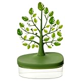 FINLALO Schmuckhalter-Organizer, Baum-Schmuckständer, zuverlässig und langlebig, niedliches Schmuckregal, Armbandhalter für Ringe, Armbänder, Armreifen, Ohrringe, Halsketten und Fußkettchen