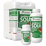 Soja-Lecithin 1L - natürlicher Grundstoff | wasserlösliches Konzentrat für die Landwirtschaft | Schutzbarriere gegen Pilze | für Obst-, Gemüse- und Zierpflanzen