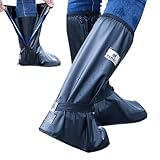 Regenstiefelüberzug,Elastische Riemen PVC-wasserdichter Schuh-Regenschutz für den Außenbereich - Wiederverwendbare, faltbare Schuhschutzhüllen zum Radfahren, Wandern, Angeln, Waten im Regen und Schnee