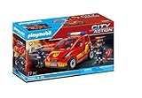 PLAYMOBIL City Action 71035 Feuerwehr Kleinwagen mit Abnehmbarer Frontscheibe, ab 4 Jahren