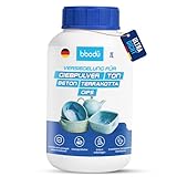 BIBODU® Versiegelung für Gießpulver 1000ml | Gipsdicht & Tondicht Versiegelung | Perfekt für Ton, Gips, Keramik, Beton und Terrakotta | Wasserdicht und Lösemittelfrei