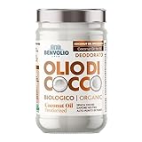 BENVOLIO - Bio Kokosöl desodoriert | 950ml | rein, vielseitig und geruchlos | Laktosefreier Butterersatz | Feuchtigkeitsspendend für Haut und Haar | Küche und Körperpflege | Coconut Oil, Kokosöl