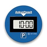 Needit elektronische Parkscheibe Park Lite One I automatische Parkscheibe elektrisch mit Zulassung vom Kraftfahrt-Bundesamt I digitale Parkuhr mit 2 Displays I funktionell, langlebig & zuverlässig