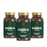 VITACTIV Vitamin K2 Tabletten 200 µg - 270 Stück (9 Monate) - Vitamin K2 MK7 All Trans Menaquinon - Für Knochen & Blutgerinnung, Alternative zu K2 Tropfen - Hochdosiert, hohe Bioverfügbarkeit, Vegan