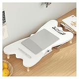 Eck-Monitorständer – platzsparender Laptop- und Schreibtischständer, 13 cm Höhe, stabile runde Beine, ideal für Home Office und Gaming