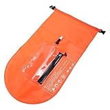 Schwimmring für freies Wasser – 2 in 1 mit Auftrieb | Wasserdichter Schwimmring 20 l mit verstellbarem Gürtel und Telefonfenster für Triathleten, Schwimmer, Erwachsene, Surfer