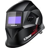 ARCCAPTAIN Schweißhelm Schweißmaske Automatischer Verdunkelung für TIG MIG ARC, 1/1/1/1 Top Optische Klarheit, Ultra-Leicht Schweißhelm Automatische Abdunkelung