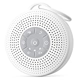 White Noise Machine Baby, Einschlafhilfe Babys mit 2000mAh Akku,Portable Sound Machine for Adults,21 beruhigende KlängeWeißes Rauschen Soundmaschine Mit Kindersicherung für kinderwagenschaukler (Gray)