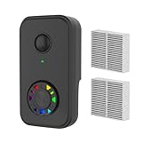 Luftreiniger mit negativen Ionen für Haus und Tiere, Luftreiniger, mit Geruchsreduzierungsfilter, leise, für Schlafzimmer, Büro, Küche, Garage, Badezimmer