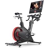 sBike Smart Indoor Cycling Bike, 21,5“ Touch Display + LED | inkl. Live & On Demand Kurse + Full Body Workout Erlebnis | Speedbike Heimtrainer Sportstech Fitness Bike für Zuhause