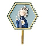 Greethga Home Decor Haken 3D Bubble Girl Wandbehang Tasche Haken Schlafzimmer Hinten Kleiderbügel Nähen C