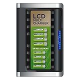 VARTA LCD Multi Ladegerät für 8 AA/AAA Akku (unbestückt)