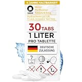 Wicked Chili Travel Wasseraufbereitung Trinkwasser (30 Tabletten je 1 Liter) Wasserentkeimung & Trinkwasseraufbereitung - für Wandern & Campen, Notfallrucksack Reiseapotheke, Notfall Ausrüstung