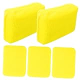 VALICLUD 5 Stück Teiliges Autowachs Polierpads Weiche Mikrofaser Pads für Gleichmäßige Politur und Vielseitig Einsetzbar Kompakt und Leicht zur Autopflege und Wachsauftrag