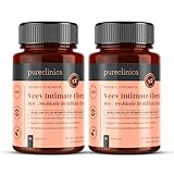 Veev Intimate Flora – Unterstützung des vaginalen & Darmmikrobioms – 50 Milliarden KBE – Probiotika, Präbiotika, Cranberry, D-Mannose, Hyaluronsäure – 180 Tabletten (2 Flaschen à 90) – 6-Monatsvorrat
