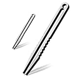 2 Stück Mini Titanpinzetten Reise EDC Pinzetten Präzisions Professioneller Edelstahl Pinzette Tragbare Legierungspinzetten Edelstahl Pinzette Survival-Pick-Up-Pinzetten für Camping und Outdoor-Gadgets