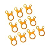 Xjdzineq 10 x 3-Loch-Spannschnalle, Widerstands-Regler, Schnalle, Camping-Spanner, Knotenwerkzeug, Camping-Spanner