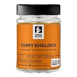 Bremer Gewürzhandel Curry Englisch, mild, aromatisches Currypulver zum Kochen herzhafter Gerichte, 85g im Glas