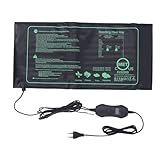 Samenstiefelwärmemathera, Vielseitige Wärmematte der Praktischen Lagerung mit Wasserbeständigkeit mit Digitalem Thermostat für die Keimung (EU -Stecker 220 V)