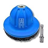 Radnabenschleifer mit Akkuschrauber-Adapter – für Reifenwechsel & Felgenreinigung | Grobschleifscheibe 90-150mm Silizium-Karbid | 1/2' Schlagschrauber Vierkantantrieb