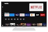 JVC Fernseher 40 Zoll Smart TV Powered by TiVo LT-40VF5355W - Full HD Fernseher, HDR TV mit Triple-Tuner und 6 Monate HD+ inkl., LED TV weiß