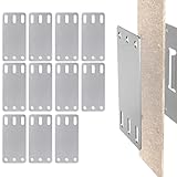 Celuicion E-Schiene | 12-teiliges Montage-Set für Transportschiene, verstärkte Halterung mit Installationsset für Boden, Holz, Garage, Werkstatt, Lager