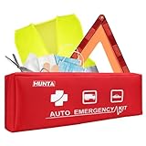 SUNGENIX KFZ Kombitasche (3 in 1) Inkl Warndreieck kfz, Verbandskasten Set & Warnwesten Auto DIN 13164:2022 (StVO konform) für PKW, LKW & Motorrad