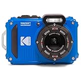 Kodak Pixpro WPZ2 wasserdichte Kamera, 4-Fach Zoom, 16 MP, Blau