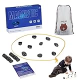 YAOZUP Tisch-Magnetspiel, Magnetisches Schachspiel, Magnet Spiel, Schach-Brettspiel Mit Magnetischer Wirkung, Magnetic Chess Game, Magnetic Schachbrett für Familientreffen Und Camping