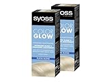 Syoss Color Glow Pflegende Haartönung Platin Blond (2x 100 ml), semi-permanente Coloration für strahlende Farbintensität bis zu 8 Haarwäschen, ohne das Haar zu schädigen