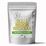 Nachtkerzenöl Kapseln 500 mg – 60 Weichkapseln - Kaltgepresst - Forest Vitamin