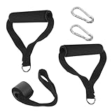 KITANDOVE 1 Satz Spannseil-set Griffe Für Widerstandsbänder Trainingsgriffe Trizeps-pulldown-aufsatz Fitness-griffe Griffe Mit Widerstandsbändern Trainieren Yoga Zubehör Black Schaum