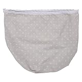 FUNNETOYU Rustikaler Wäschekorb Stoffeinsatz Waschbarer Korb-einsatz für Rattan Wäschekörbe Wiederverwendbarer Ersatz-wäschekorbbezug für Stabile und Sichere Passform im Landhausstil