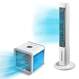 LIVINGTON Luftkühler-Set - ChillTower Luftkühler & Livington Arctic Air - Chilltower: Verdunstungs-Kühler