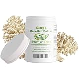 Natur Total Sango Meereskoralle Pulver WICHTIG: 300g Sango Korallen Pulver für 3 Monate Calcium + Magnesium im optimalen 2:1 Verhältnis