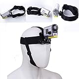 Elastic Halter ausziehbar Kopf Gürtel flexibel Gurt Band + Adapter für Sony Action Cam hdr-as100 V AS30 V AEE AS15 AS30 SJ1000 Sport Action Cam Kamera Zubehör