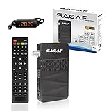 LEYF & Sagaf SUD-0507 Mini Sat Receiver DVB-S2 /ARD & ZDF SD Shut-Off/Full HD 1080p Digital Receiver (HDTV, USB)