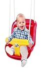 Babyschaukel Indoor Outdoor Garten Babyschaukel Kleinkindschaukel, Max 50kg, für Kinder von 0-36 Monaten 33L x 37B x 46H cm